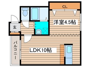 ビュ－クレストＮ２３の物件間取画像